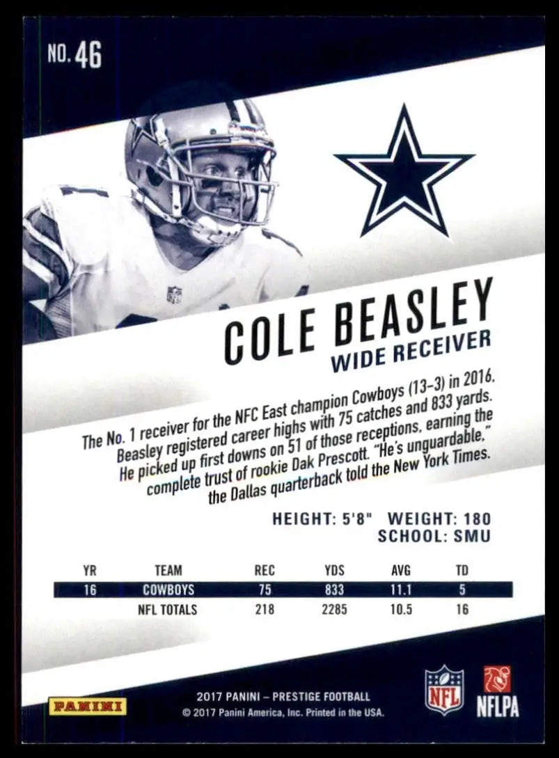 2017 Panini Prestige - Cole Beasley #46