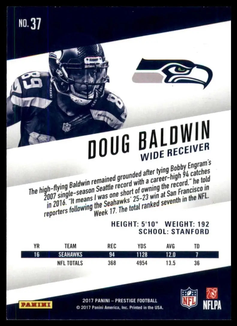2017 Panini Prestige - Doug Baldwin #37