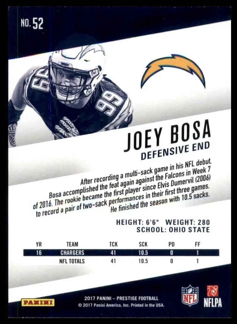 2017 Panini Prestige - Joey Bosa #52