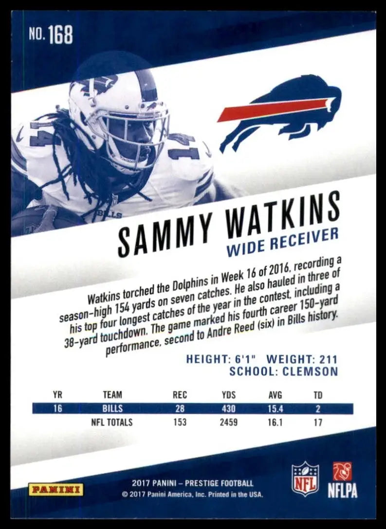 2017 Panini Prestige - Sammy Watkins #168