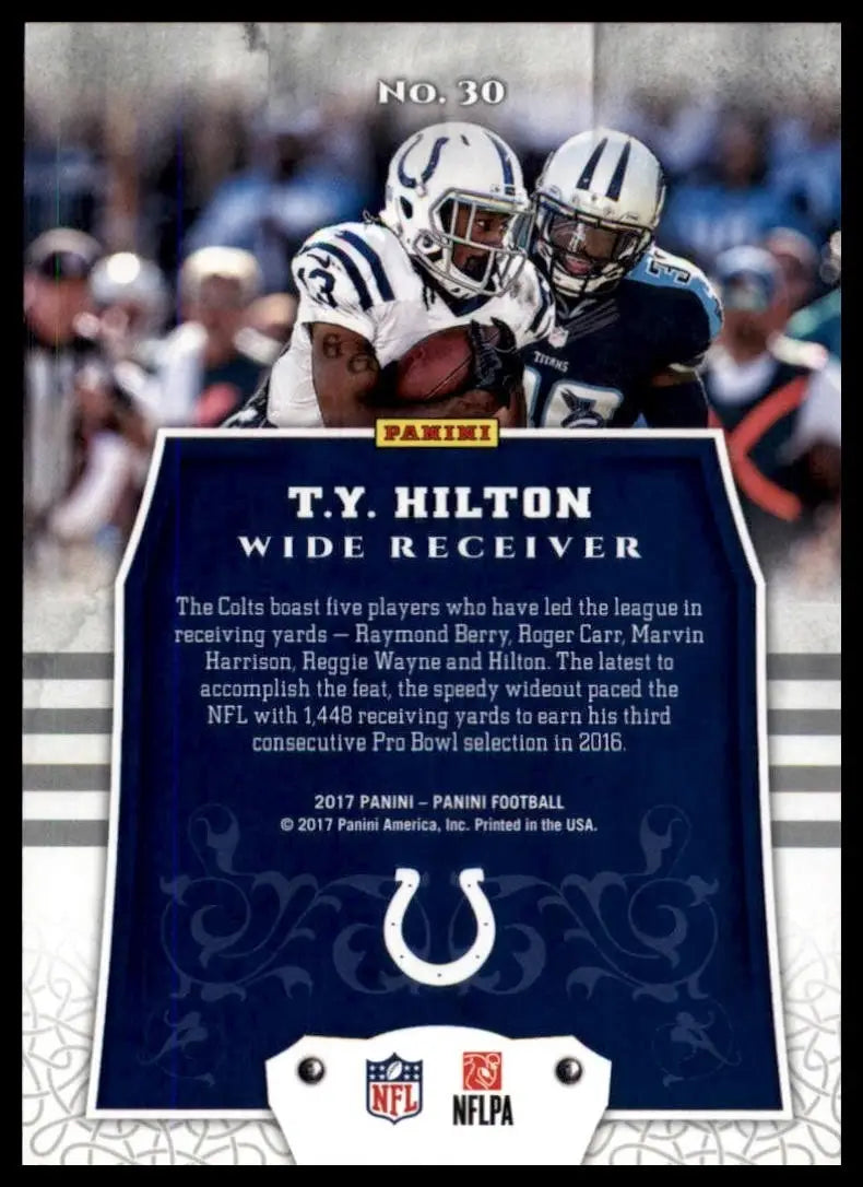 2017 Panini - T.Y. Hilton #30