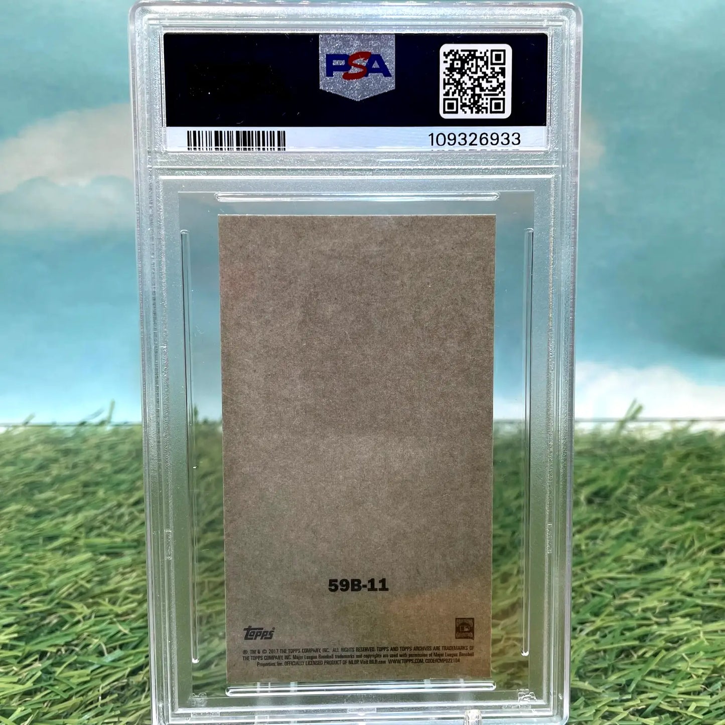 2017 Topps Archives 1959 Bazooka 59B-11 Nolan Ryan PSA 9 Mint