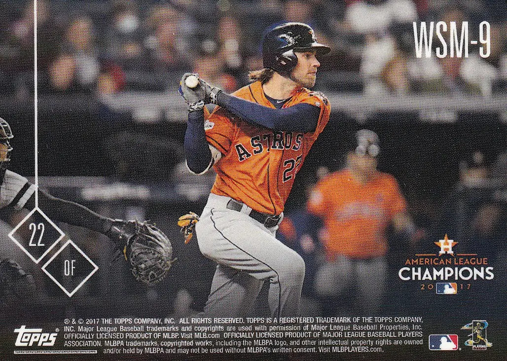 2017 TOPPS NOW WOLRD SERIES MOMENT #WSM-9 PUIG AND REDDICK- LOS ANGELES DODGERS - Baseball Card Single