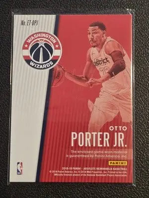 2018-19 Panini Absolute relic Porter Jr. Established Threads #/199 - Basketball Card Single