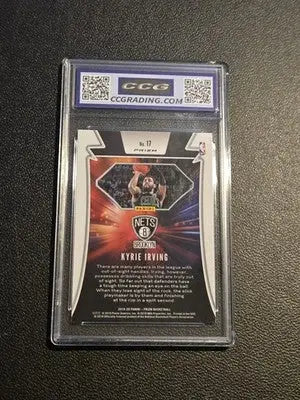 2019-20 Panini Prizm #17 Kyrie Irving Far Out! Fast Break CCG 10 - Basketball Card Single