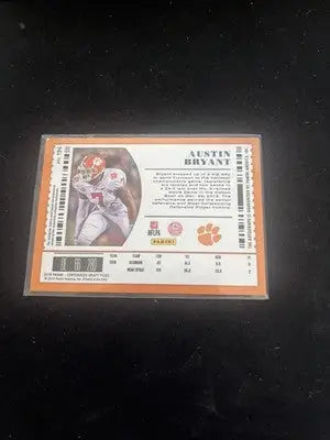 Austin Bryant football card from 2019 Contenders Austin Bryant RC Auto NM