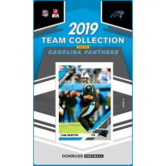 2019 Donruss Factory Sealed Carolina Panthers Team Set in collectible box