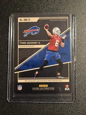 2019 Panini Gold Standard Tyree Jackson Golden Rookies Autographs #199/199 - Football Card Single