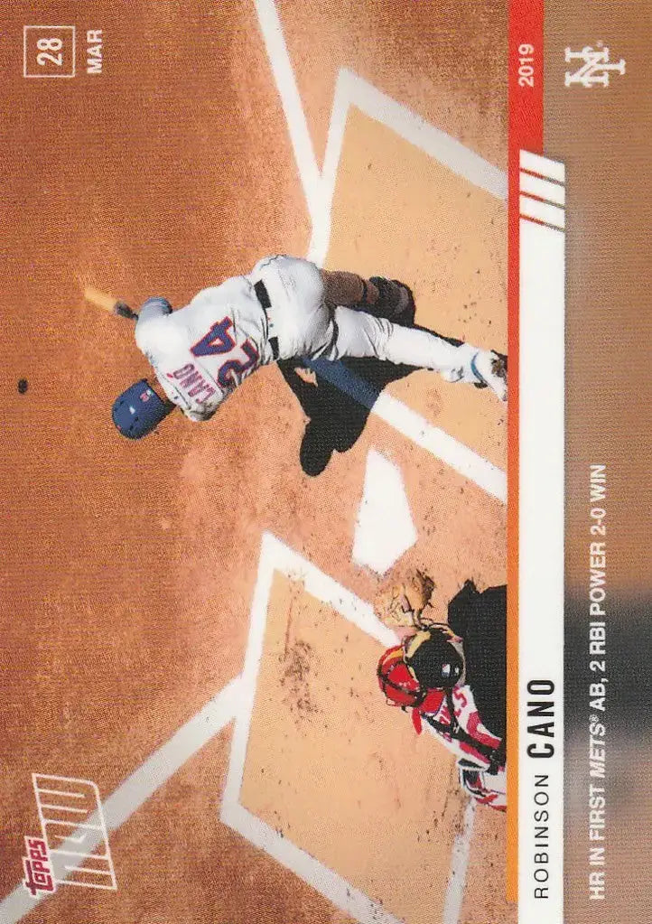 2019 TOPPS NOW #11 Robinson Cano-New York Mets - Baseball Card Single