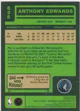 2020-21 Chronicles Classics #635 Anthony Edwards RC Minnesota Timberwolves - Basketball Card Single