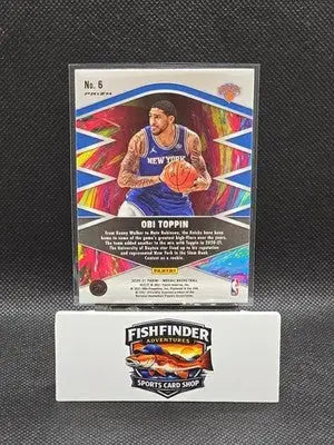 2020-21 Panini Mosaic - Introductions Obi Toppin #6 Mosaic Prizm (RC) - Basketball Card Single