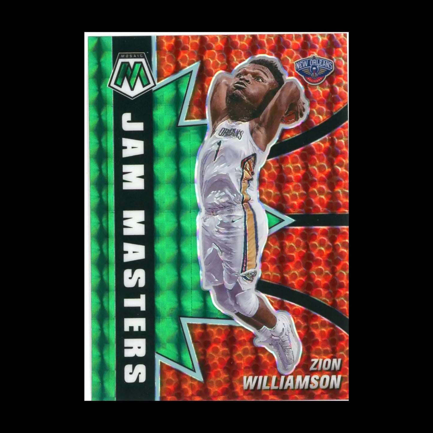 2020-21 Panini Mosaic Jam Masters Green #1 - 20 Complete Your Set Choose Pick - #1 Zion Williamson - Basketball Card