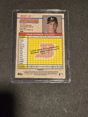 2020 Bowman Heritage #92CP-LD Logan Davidson Chrome Prospects Refractor #/199 - Baseball Card Single