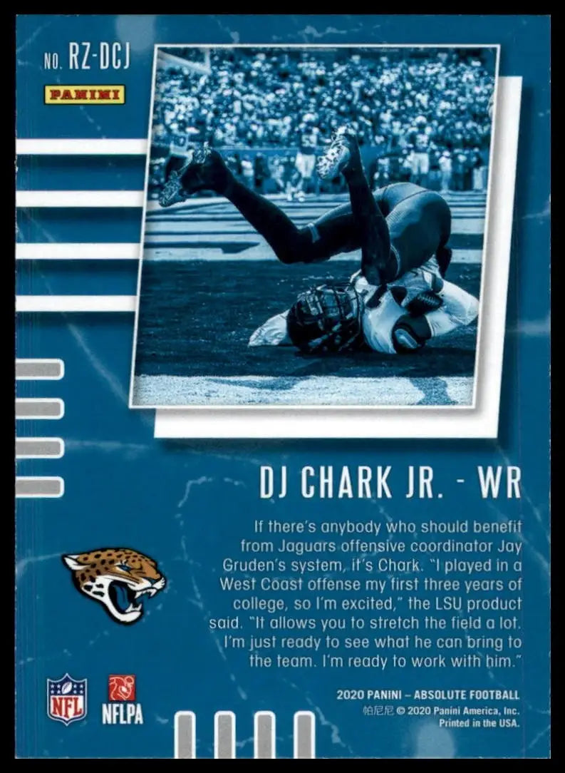 2020 Panini Absolute Red Zone DJ Chark #RZ-DCJ Jacksonville Jagaurs Football - Football Card Single