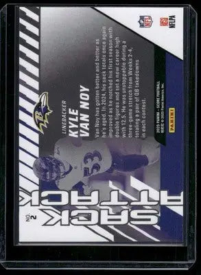 2020 Panini Score Kyle Van Noy #N2 Football - Football Card Single