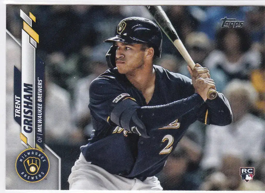 2020 Topps #9 Trent Grisham RC Milwaukee Brewers - Baseball Card Single