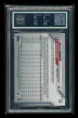2020 Topps Opening Day Bryce Harper #188 Baseball Arena Club 9.5 - Baseball Card Single