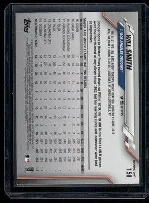 2020 Topps Opening Day Will Smith #150 Baseball - Baseball Card Single