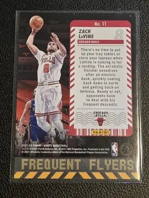 2021-22 Hoops #11 Zach LaVine Frequent Flyers - Basketball Card Single