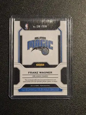 2021-22 Panini Prizm #SW-FRW Franz Wagner Sensational Swatches - Basketball Card Single