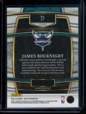 2021-22 Panini Select James Bouknight #37 Orange Flash Basketball - Basketball Card Single