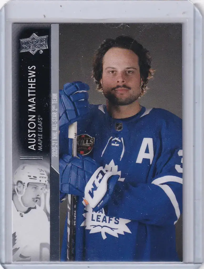 2021-22 Upper Deck #674 Auston Matthews Toronto Maple Leafs - Hockey Card Single