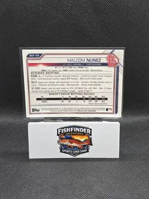2021 Bowman Chrome - Prospects Malcom Nunez #BCP-226 Mojo Refractor (RC)