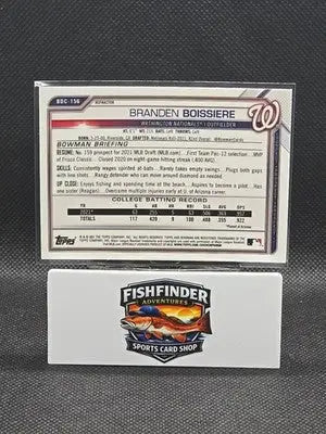 2021 Bowman Draft - Chrome Branden Boissiere #BDC-156 Refractor (RC) - Baseball Card Single