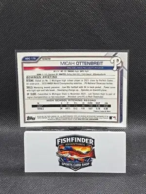 2021 Bowman Draft - Chrome Micah Ottenbreit #BDC-170 Refractor (RC) - Baseball Card Single