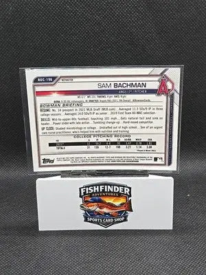 2021 Bowman Draft - Chrome Sam Bachman #BDC-196 Refractor (RC) - Baseball Card Single