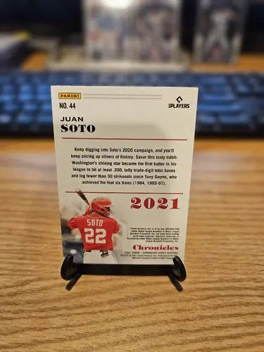 2021 Panini Chronicles Legacy Juan Soto #44 Washington Nationals (419) - Baseball Card Single