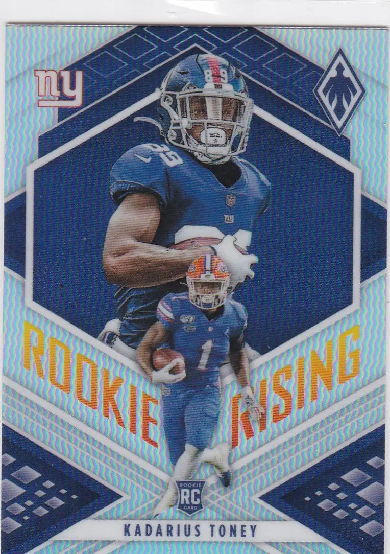 2021 Panini Phoenix #RIS-10 Kadarius Toney RC Rookie Rising New York Giants - Football Card Single