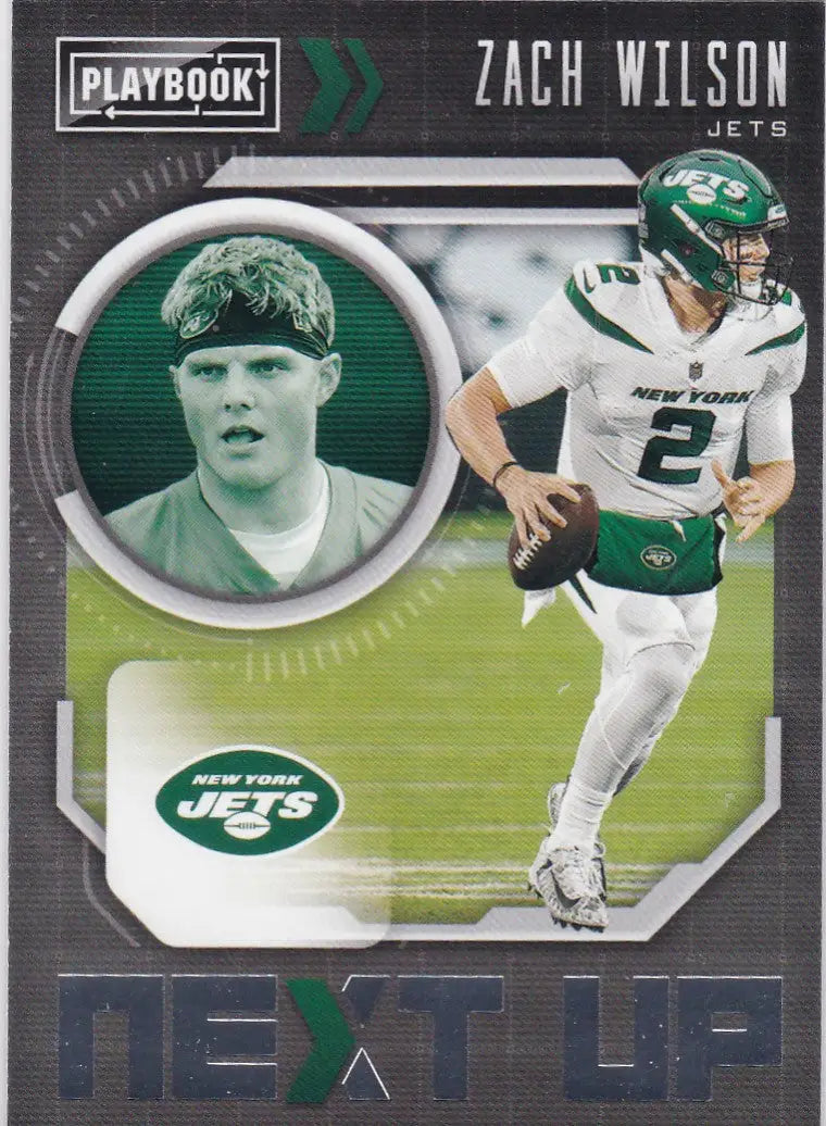 2021 Panini Playbook #NXT-ZW1 Zach Wilson Next up New York Jets - Football Card Single