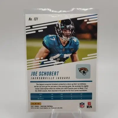 2021 Panini Prestige Joe Schobert /50 Xtra Points Pink Parallel Jaguars - Football Card Single