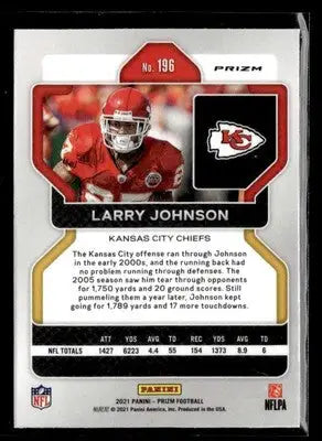 2021 Panini Prizm #196 Larry Johnson Silver - Football Card Single