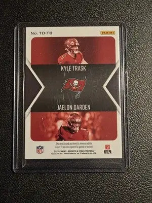 2021 Panini Rookies & Stars #TD-TB Jaelon Darden / Kyle Trask Team Duals #/199 - Football Card Single