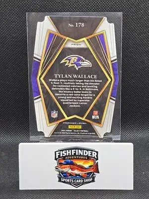 2021 Panini Select - Premier Level Tylan Wallace #178 Green & Yellow Prizm... - Football Card Single