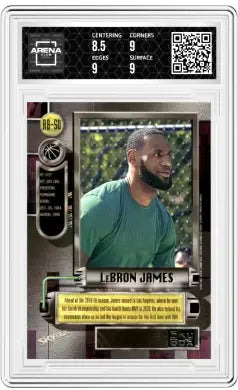 2021 Skybox Metal Universe Champions LeBron James #RB-50 1997-98 Retro AC 9 - Basketball Card Single