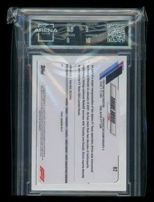2021 Topps F1 Davide Brivio #82 Racing Arena Club 9.5 - Racing Card Single