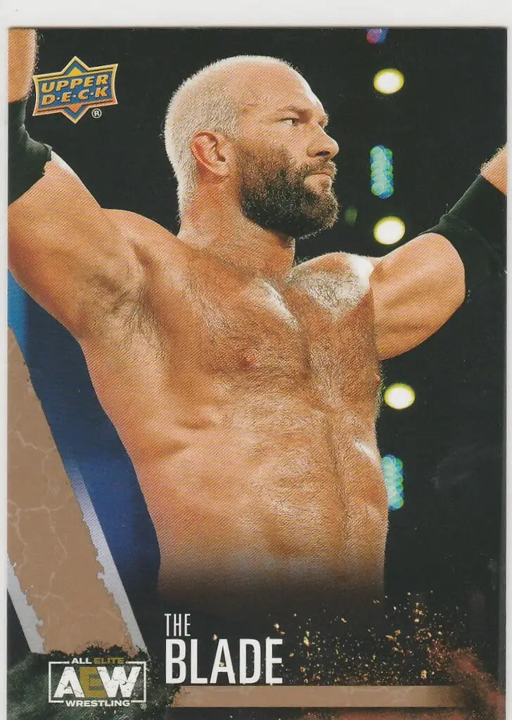 2021 UPPER DECK AEW ALL ELITE WRESTLING GOLD PARALLEL #17 THE BLADE - Wrestling Card Single