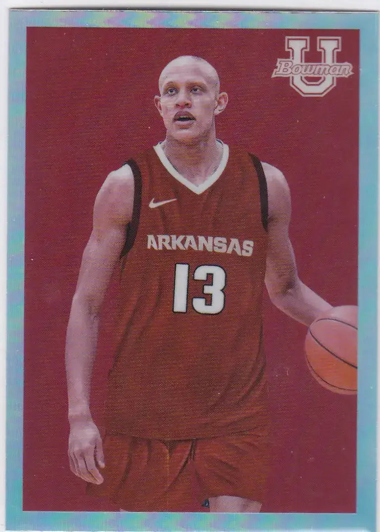 2022-23 Bowman Chrome University #09B-4 Jordan Walsh 2009 Insert Arkansas - Basketball Card Single