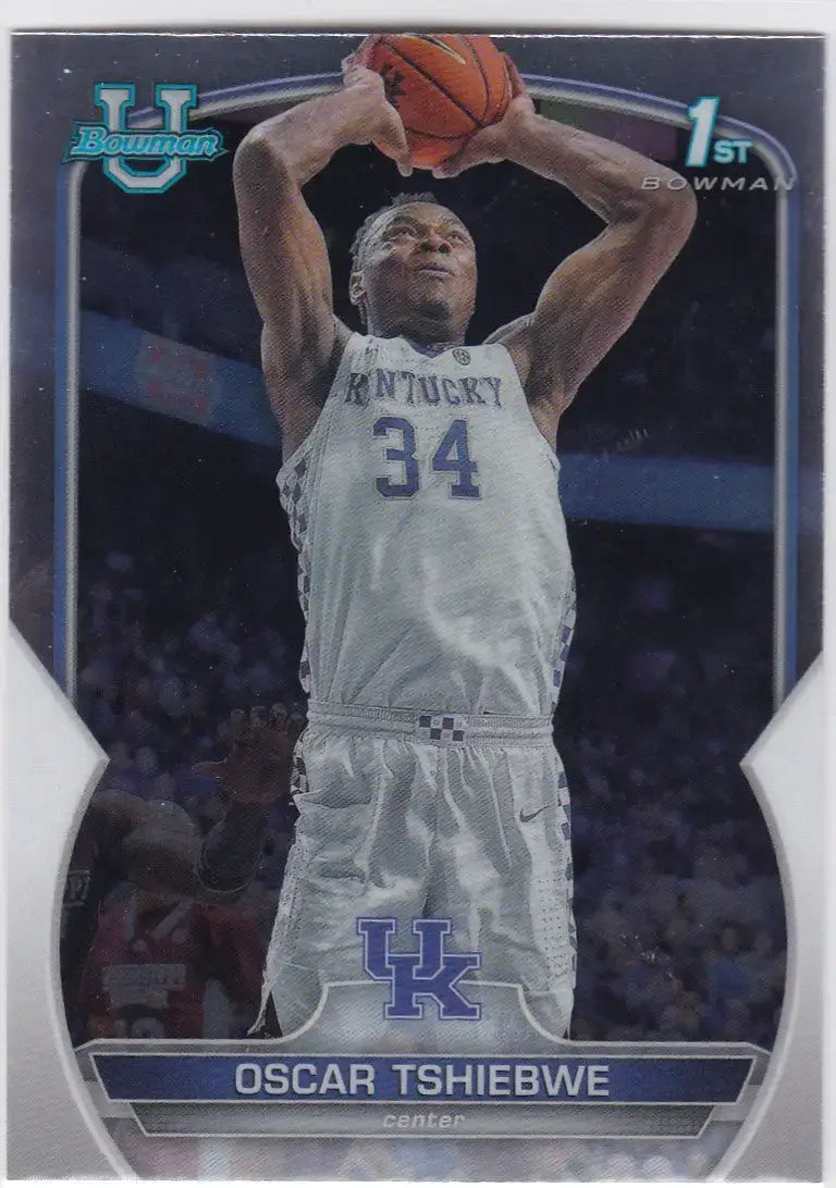 2022-23 Bowman Chrome University#74 Oscar Tshiebwe Kentucky - Basketball Card Single