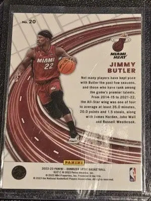 2022-23 Donruss Optic #20 Jimmy Butler Express Lane - Basketball Card Single