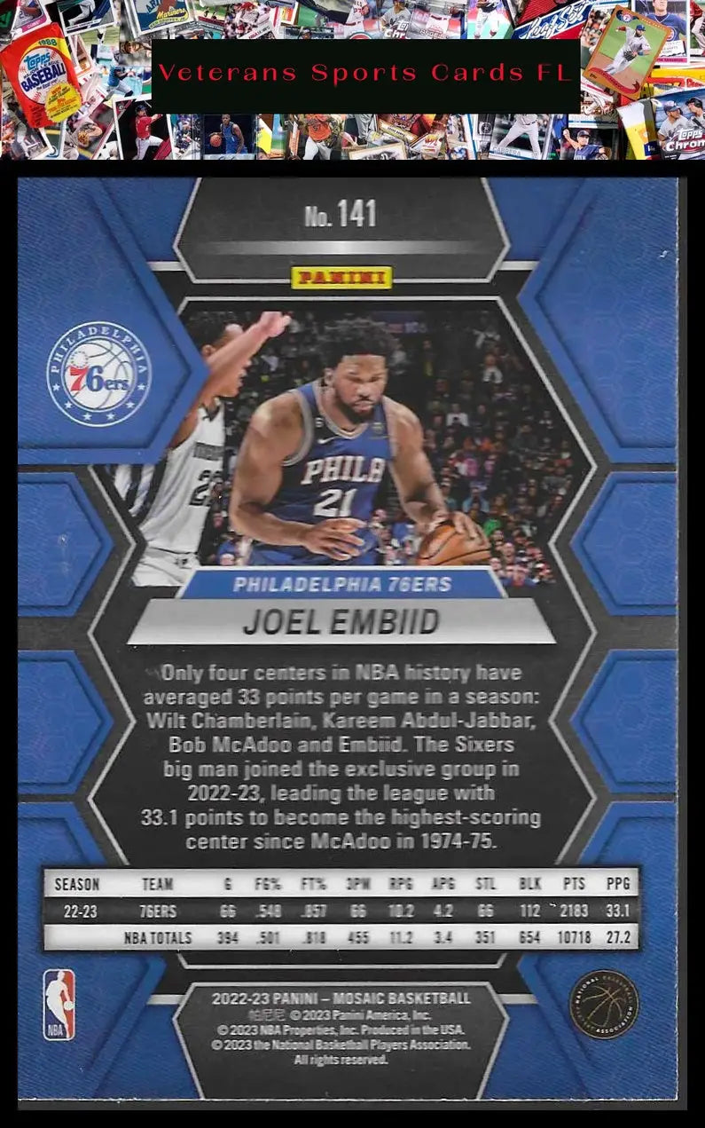 2022-23 Panini Mosaic #114 Jakob Poeltl - Basketball Card Single