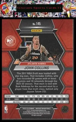 2022-23 Panini Mosaic #145 John Collins