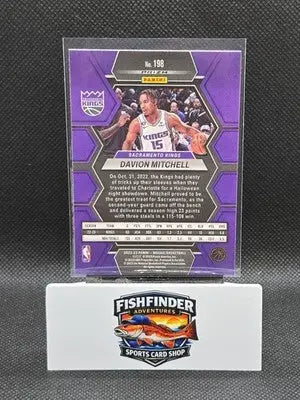 2022-23 Panini Mosaic - Davion Mitchell #198 Reactive Blue Mosaic Prizm - Basketball Card Single