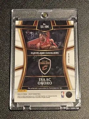 2022-23 Panini Select #SS-IOK Isaac Okoro Signature Selections - Basketball Card Single