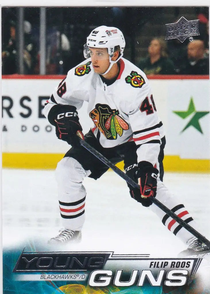 2022-23 Upper Deck #469 Filip Roos Young guns Chicago Blackhawks - Hockey Card Single