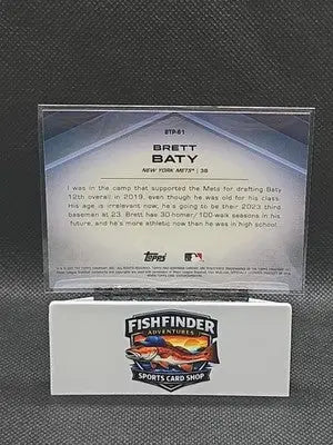 2022 Bowman - Chrome Bowman Scouts Top 100 Brett Baty #BTP-61 (RC) - Baseball Card Single
