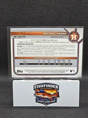 2022 Bowman Draft - Chrome Michael Knorr #BDC-120 Sky Blue Refractor (RC) - Baseball Card Single